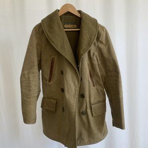 Schott NYC Waxed Wool Lining Mackinaw Shawl